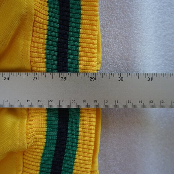 Vintage Trust USA Brazil Men's XL Embroidered Yellow/Green Jacket RN# 66591 - Picture 9 of 10